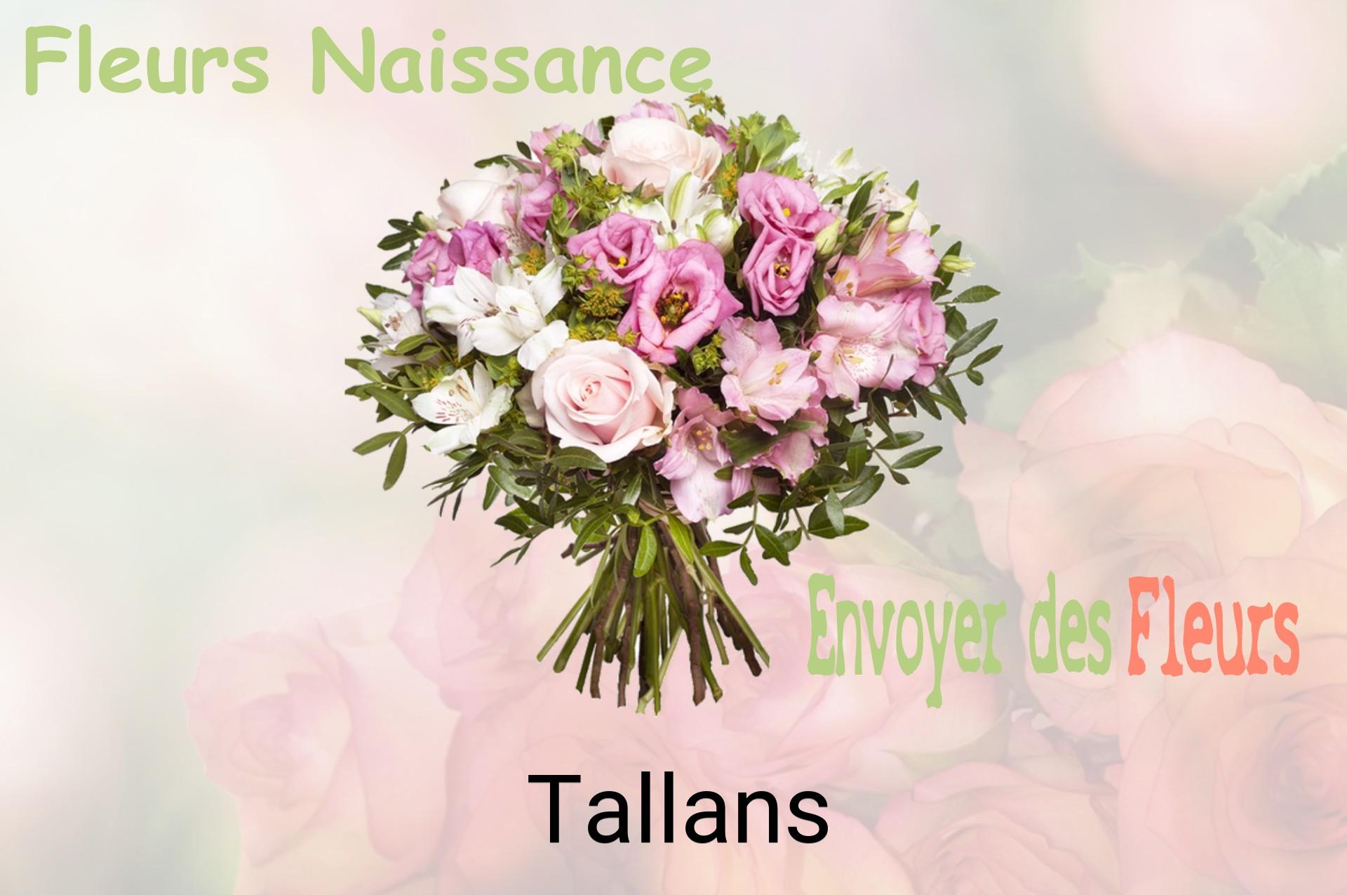 Bouquet de fleurs de naissance livré à Tallans